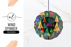Colorful christmas tree wind spinner png design Product Image 1