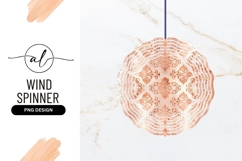 Elegant round wind spinner png design Product Image 1