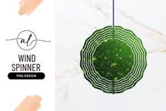 Green sparkling wind spinner png design Product Image 1