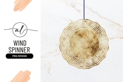 Beige Round Wind Spinner Abstract Texture Product Image 1