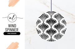 Seamless Round Wind Spinner Floral Pattern Product Image 1