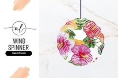Embroidered Hibiscus Flowers and Leaves Pattern Product Image 1