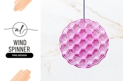 Pink Hexagon Pattern with Cracked Lines and 3 D Effect Product Image 1