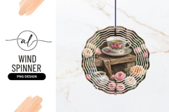 Teacups and Roses on Wooden Surface Floral Still Life Product Image 1