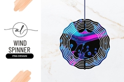 Abstract Blue and Pink Liquid Splashes on Black Background Product Image 1