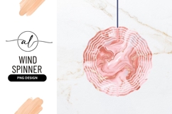 Swirling Pink and Rose Gold Marble Texture Background Product Image 1