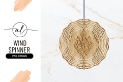 Ornate Wood Carving Texture Background Round Png Product Image 1