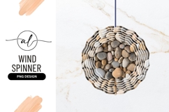 Smooth Stones Circle Wind Spinner Round Png Product Image 1