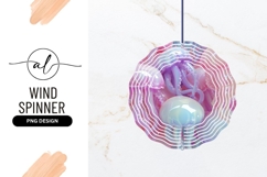Colorful Jellyfish Cluster Wind Spinner Round Png Product Image 1