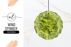 Abstract Green Wind Spinner Round Png Image Product Image 1