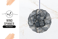 Cracked Mud Texture Wind Spinner Round Png Product Image 1