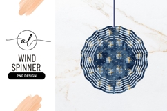 Christmas Gifts Pattern Round Wind Spinner Png Product Image 1