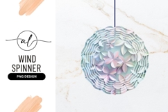 Round Wind Spinner Pattern Pale Colors Png Product Image 1