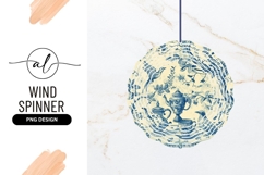 Round Wind Spinner Png Bird Tea Set Product Image 1