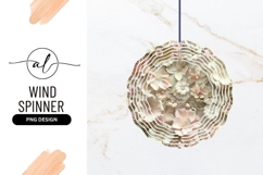 Elegant Cream Roses Flower Background Round Design Product Image 1