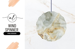 Agate Stone Texture Wind Spinner Round Png Product Image 1