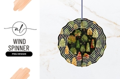 Round Wind Spinner Png With Cute Forest Product Image 1