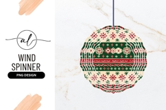 Festive Christmas Sweater Pattern with Snowflakes Product Image 1