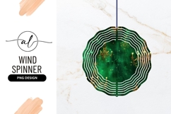 Emerald Green Background with Golden Chandeliers Product Image 1