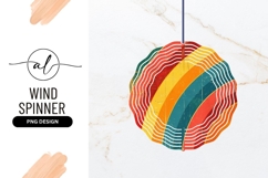 Retro Rainbow Arcs with Grunge Texture in Vibrant Colors Product Image 1
