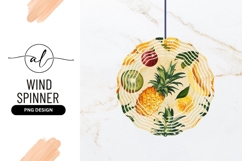 Colorful Fruit Pattern Pineapple Banana Orange Kiwi Apple Product Image 1