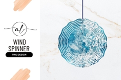 Blue Textured Background With Lace Overlay Design Product Image 1