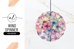 Pastel Floral Pattern Illustration with Pink Blue and Yellow Product Image 1