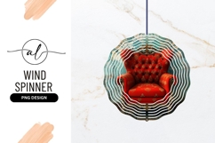 Red Throne Circular Wind Spinner Round Png Product Image 1