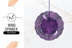 Purple Illustration of Birds on Branches with Leaves Product Image 1