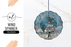 Watercolor Native Tent Wind Spinner Round Png Product Image 1