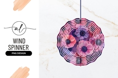 Colorful Anemone Flowers in Shades of Pink Purple and Red Product Image 1