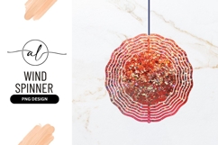 Glitter Confetti Sparkle Texture Wind Spinner Round Png Product Image 1