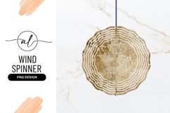 Distressed Wall Texture Round Wind Spinner Png Product Image 1