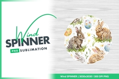 Easter Wind Spinner Round Design Product Image 1