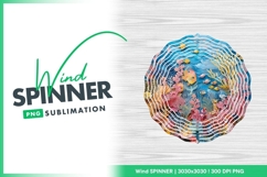 Underwater Scene of Fish and Round Wind Spinner Png Product Image 1