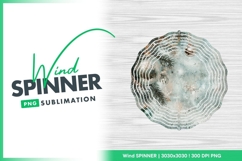 Winter holiday ornament with pine branches wind spinner Product Image 1