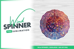 Colorful Wind Spinner Round Png Design Product Image 1