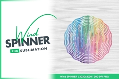 Colorful Wind Spinner Round Png Design Product Image 1