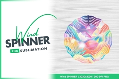 Colorful Round Wind Spinner Design Product Image 1