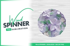 Floral Arrangement In Pastel Tones Wind Spinner Round Png Product Image 1