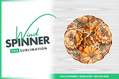 Autumnal Pumpkin Pie and Pumpkins with Wind Spinner Product Image 1