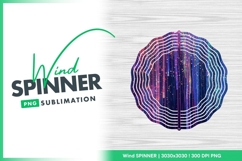 Colorful light streams with bokeh effects wind spinner Product Image 1