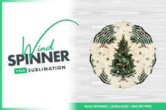 Christmas trees seamless pattern festive wind spinner Product Image 1