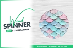Pastel wind spinner round pattern png Product Image 1