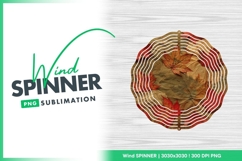 Autumn maple leaves fall color Wind Spinner Product Image 1