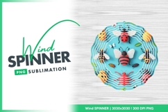 Bugs and insects Round wind spinner Product Image 1