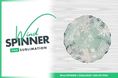 Wind spinner round sublimation design Product Image 1