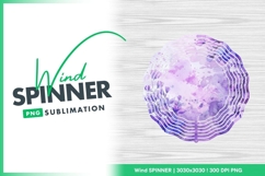 Watercolor wind spinner Product Image 1