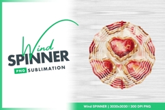 Watercolor Wind Spinner Product Image 1