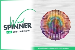 Colorful Wind Spinner Round Png Design Product Image 1